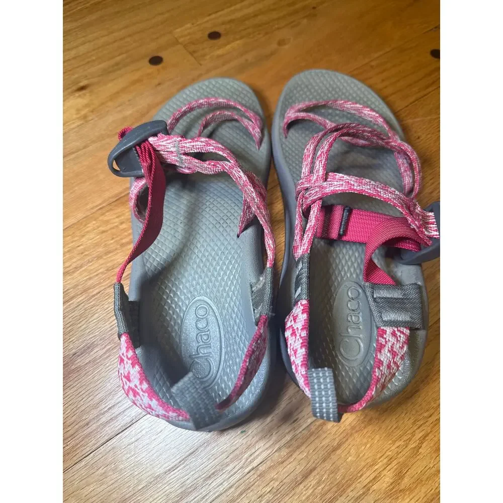 Chaco ZX1 Ecotread Rend Pink Sport Sandals J180014 Girls 5